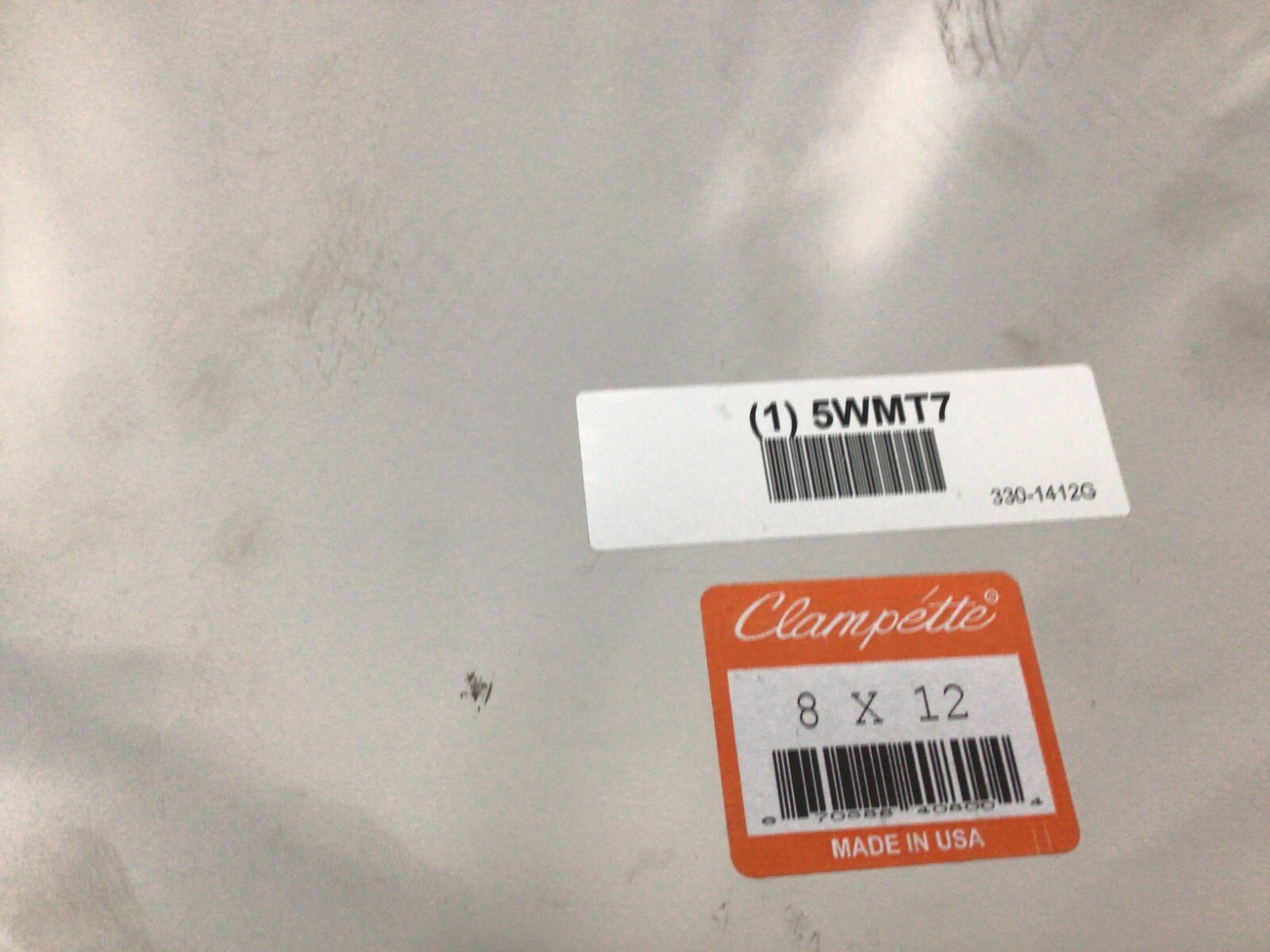 Repair Clamp – 330-1412 8 in Pipe 12 in long 304 Stainless Steel