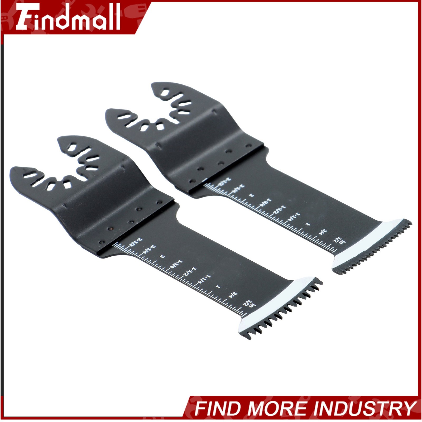 Findmall 15 Pcs Extended Oscillating Saw Blades Bi-Metal Multitool Blades