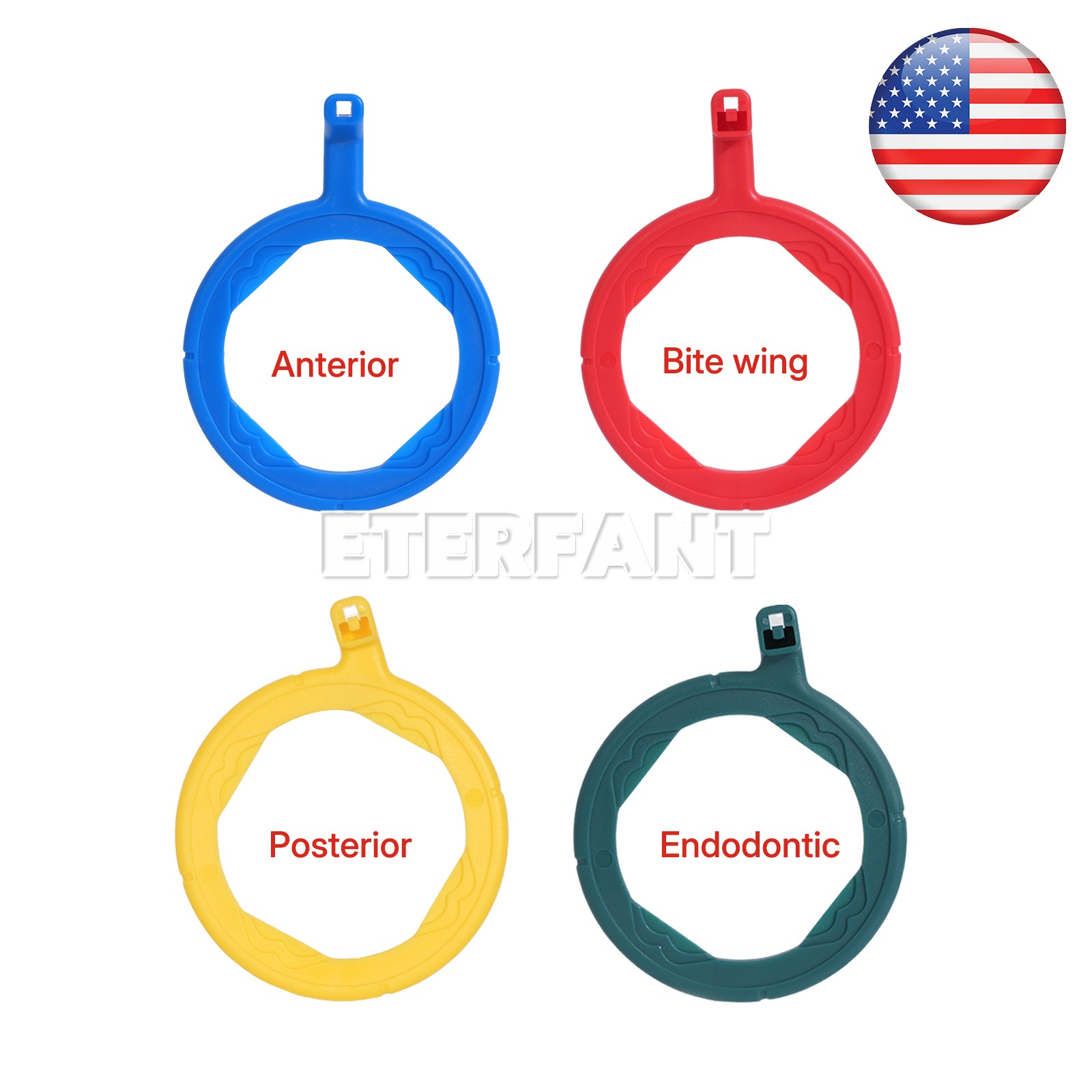5PCS Dental X-Ray XCP-DS Fit Anterior/Bite wing/Posterior/Endodontic Arm Kit