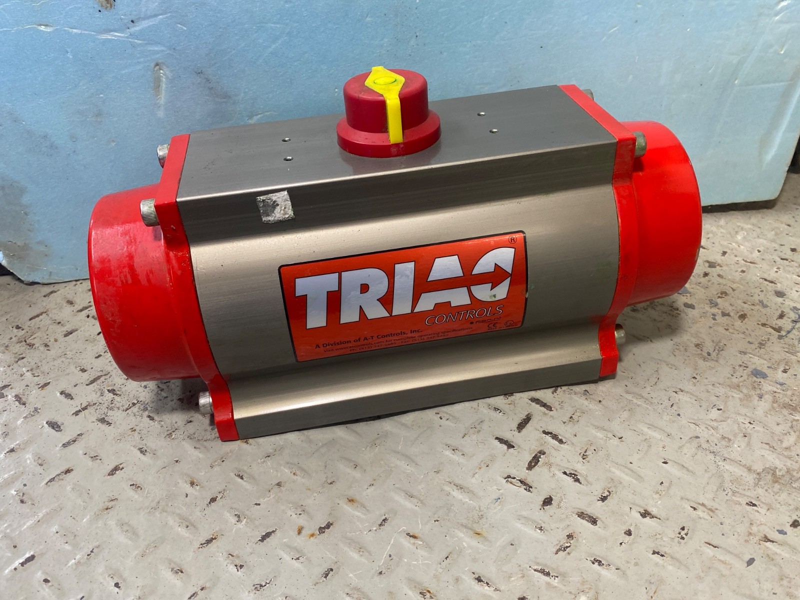 Triac controls 2R500DA Double Acting Rack + Pinion Actuator, 0273494-6-20-7