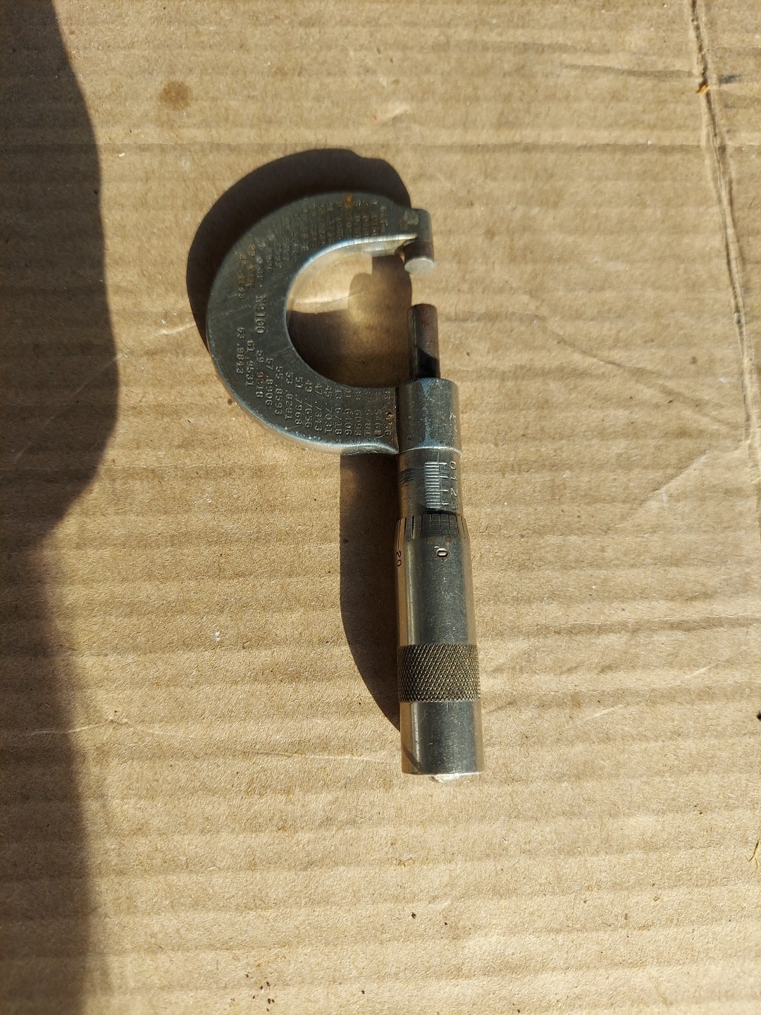 VINTAGE 0-1″ STAR TOOLS MICROMETER, USA