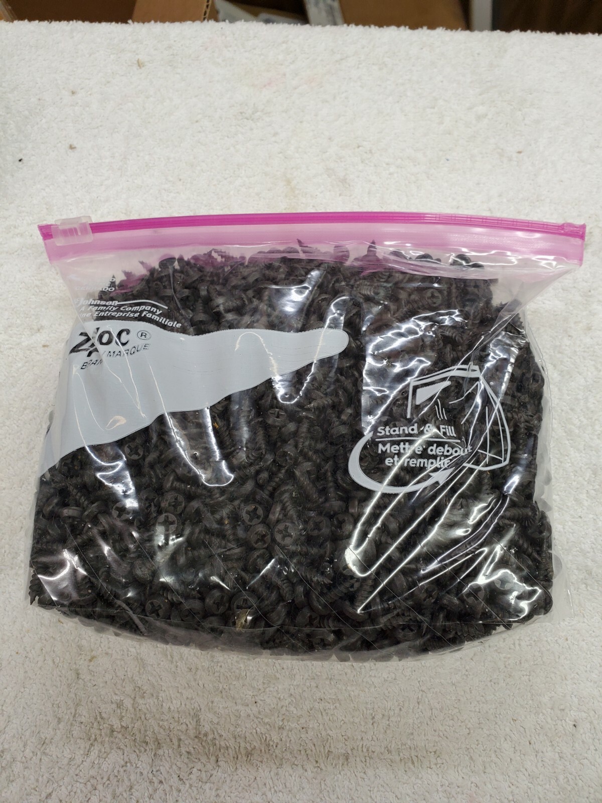 5 lbs (appx. l,800) Self Tapping Black Screws 1/2″ Phillips head
