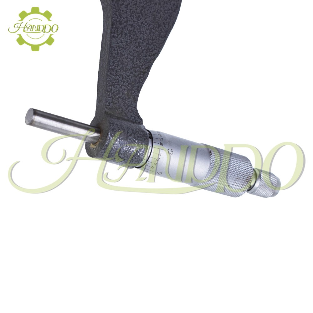 Outside Micrometer 4-5″/0.0001″ Carbide Tipped Precision Micrometer