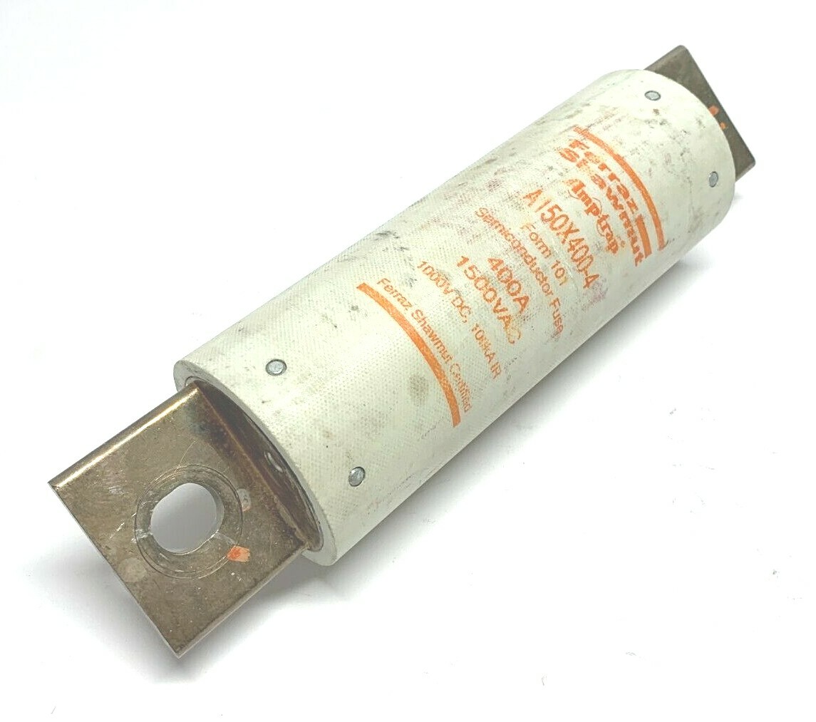 FERRAZ-SHAWMUT A150X400-4 SEMICONDUCTOR FUSE, FORM 101, 1500VAC 400A