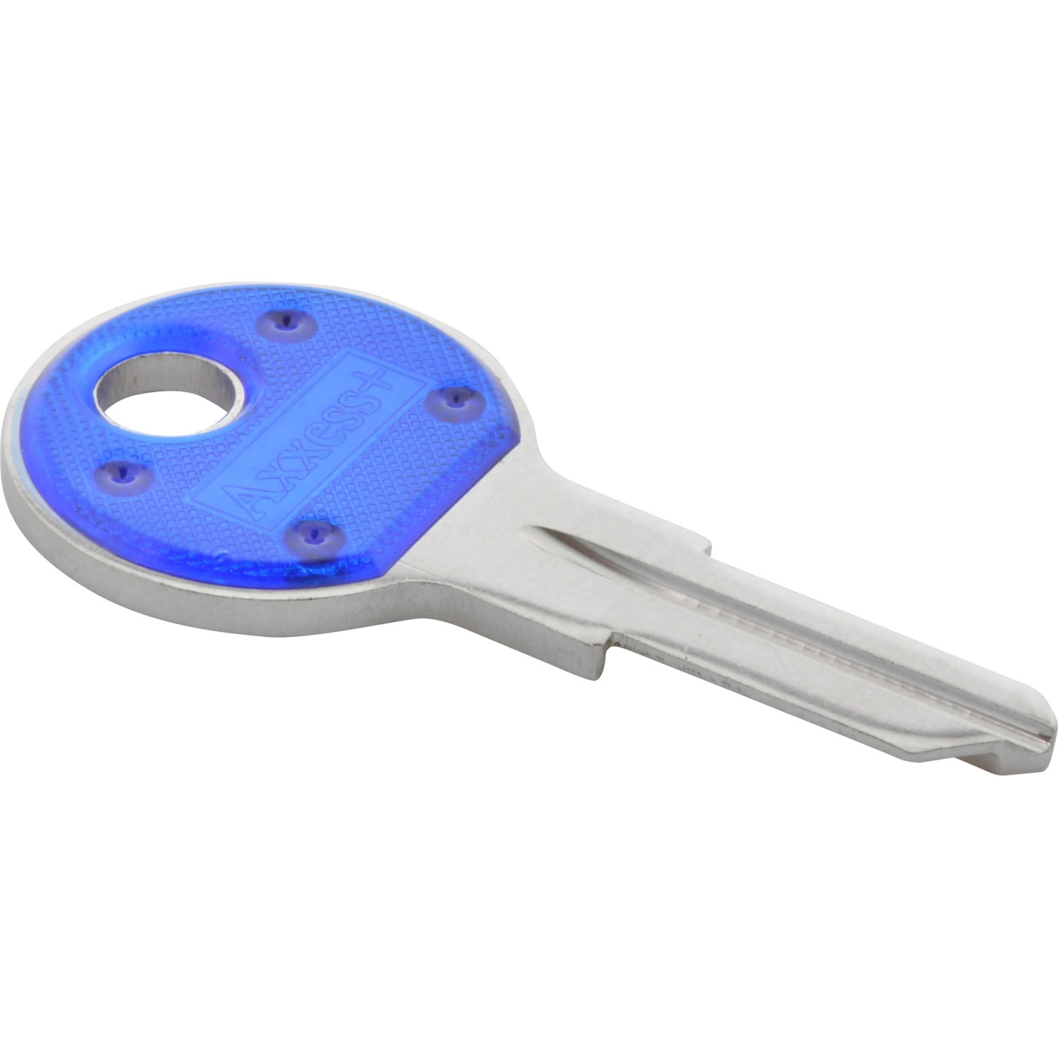 Hillman 88908 Blue/Silver #80 Traditional Single Sided Blank Key (Pack of 10) –