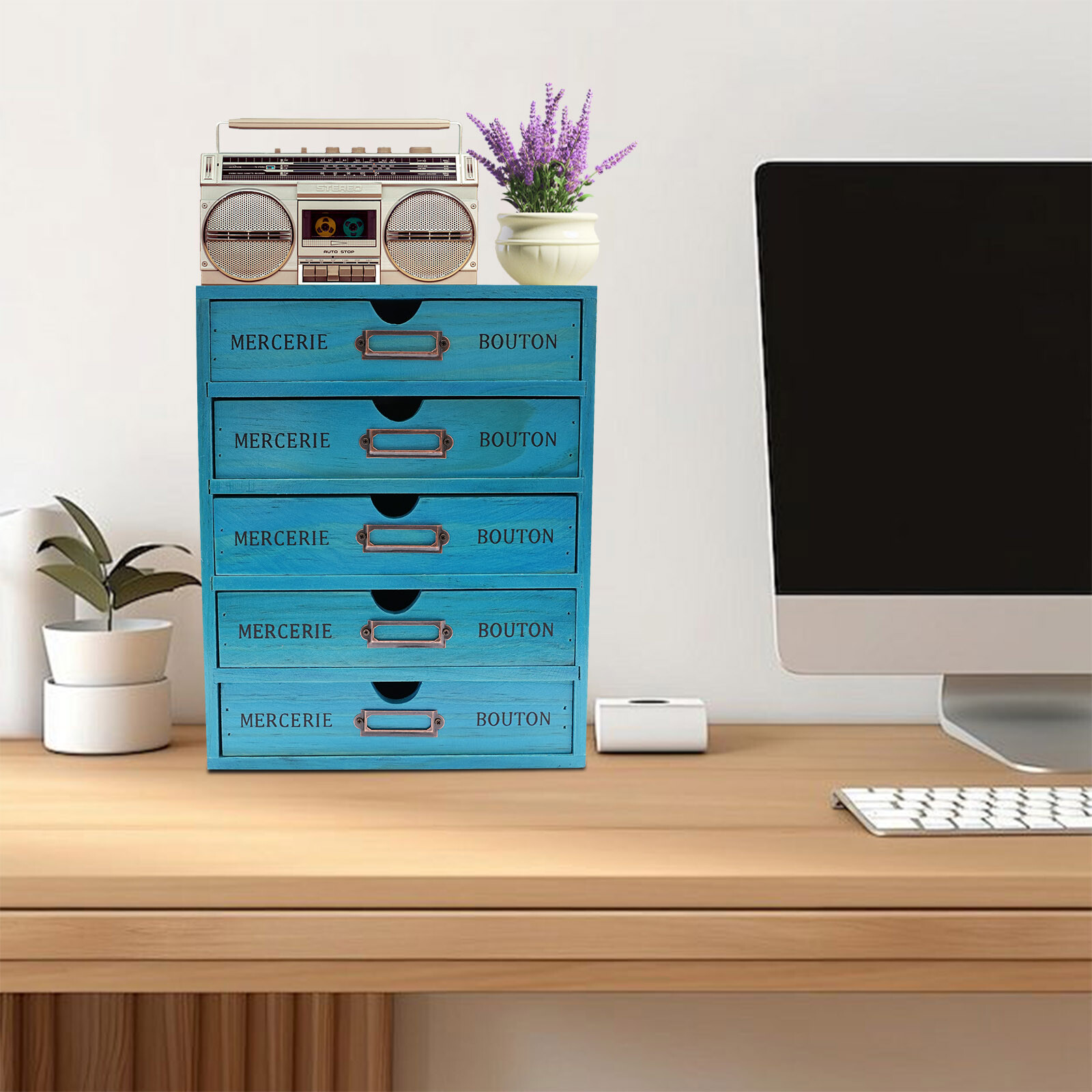 New 5-Tier Drawer Cabinet | Desktop Organizer Box | File Drawer Organizer SALE