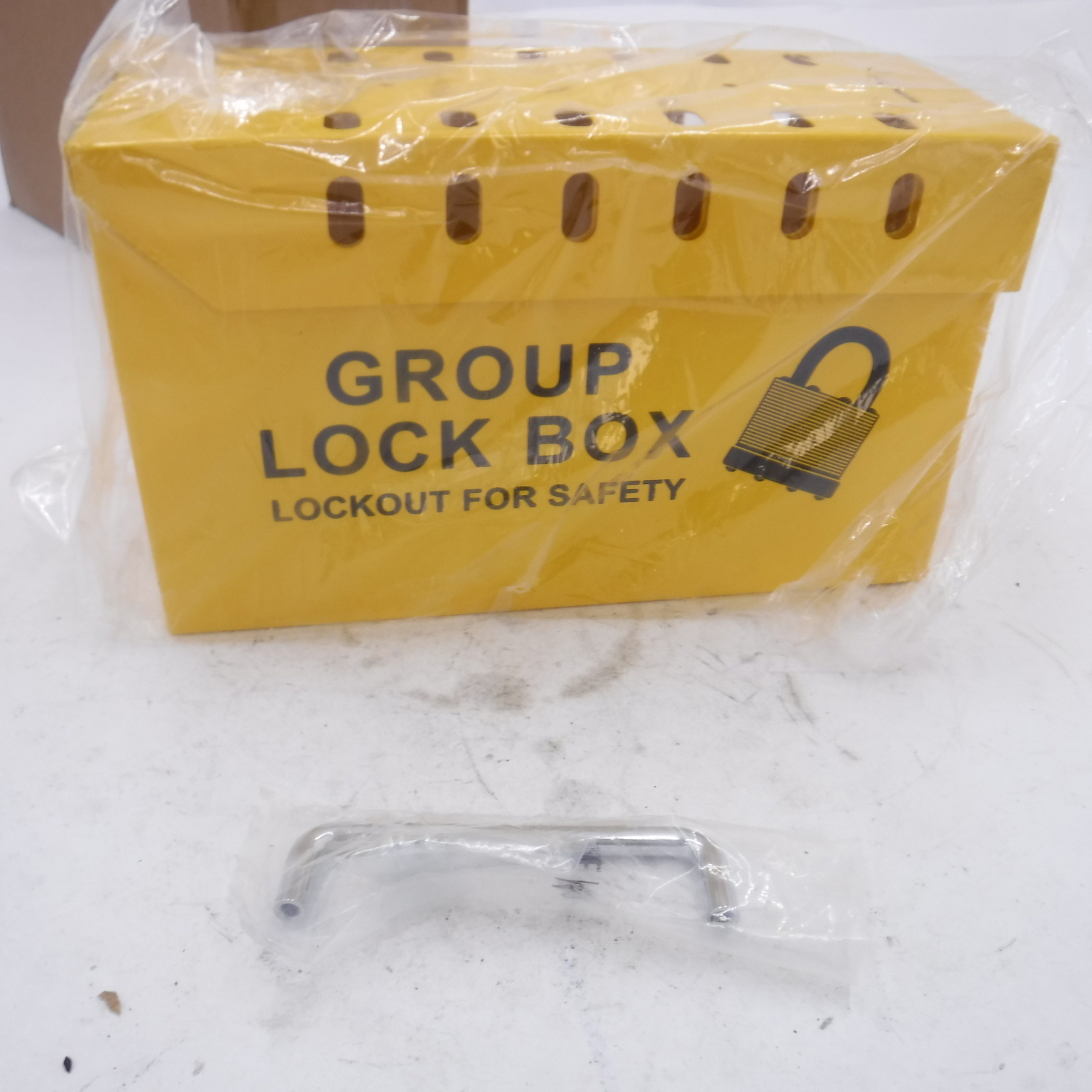 Zing 7299Y-UN Group Lockout Box Yellow 10″ W x 6″ H x 4″D 13 Padlocks Max