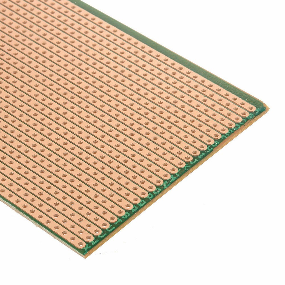 2 X Stripboard Veroboard Single-Sided Copper PCB Circuit Perf Board 6.5*14.5CM
