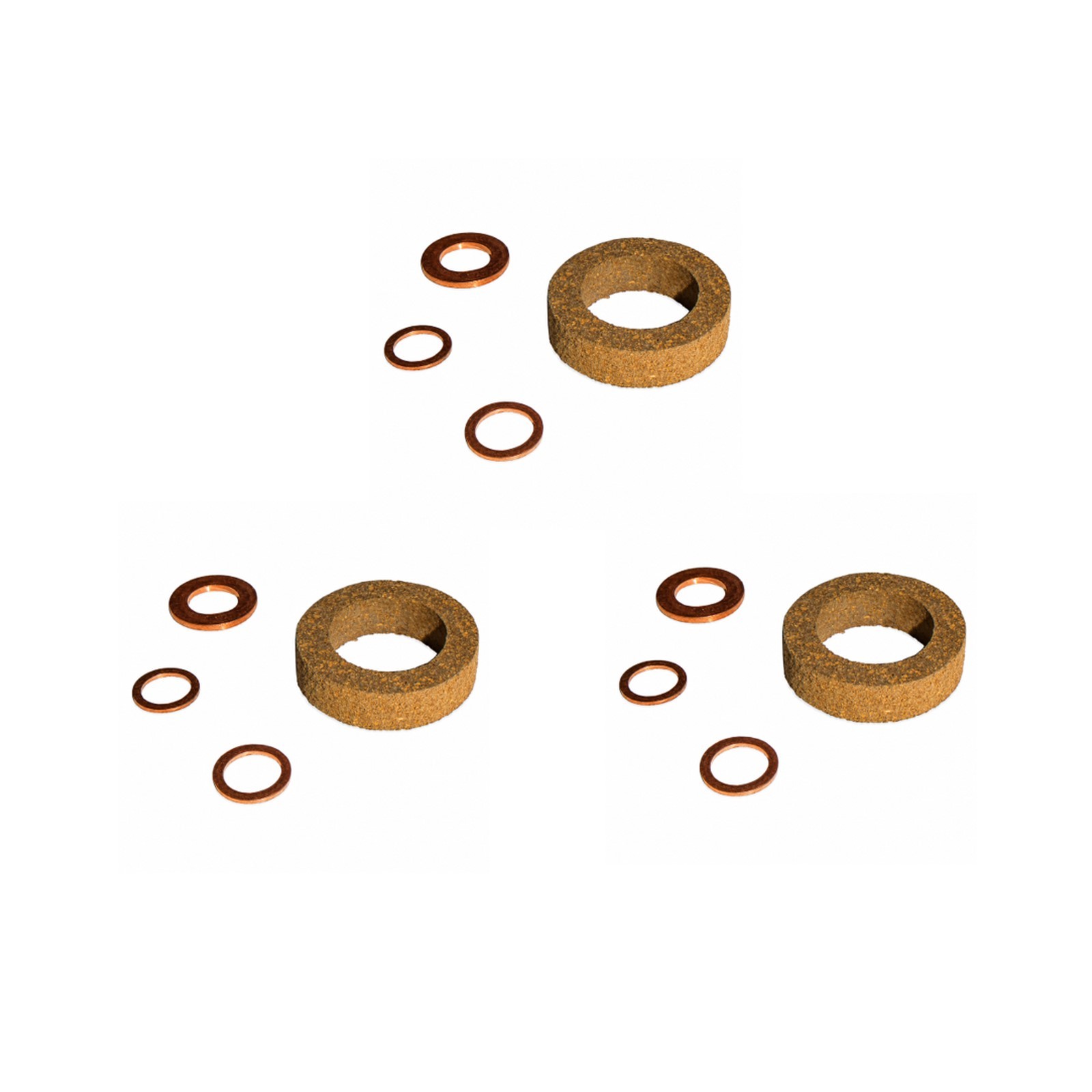 (3) Injector Seal Kit Fits Ford/New Holland Tractors 2000 3000 4000 5000 +