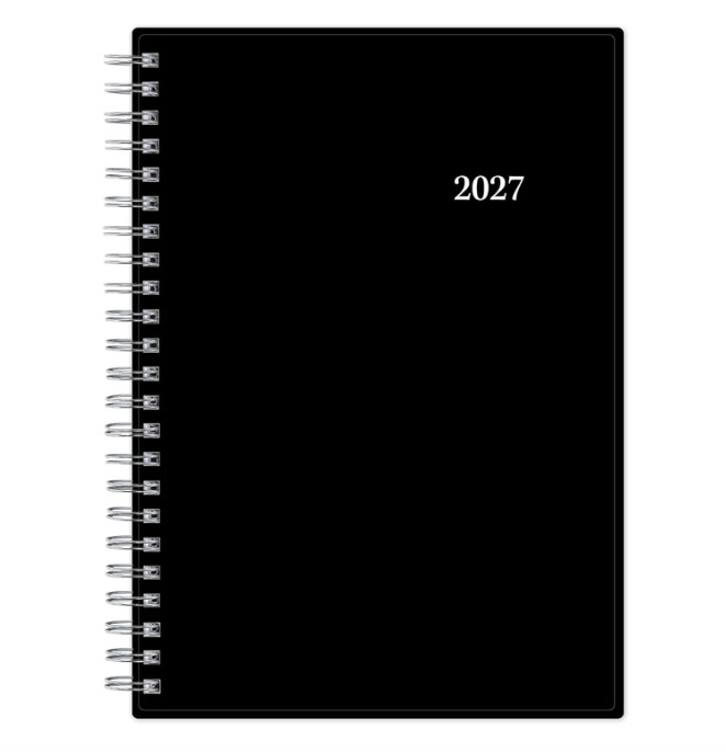 Blue Sky 2027 Weekly and Monthly Planner Calendar, Includes January 2027 – Decem