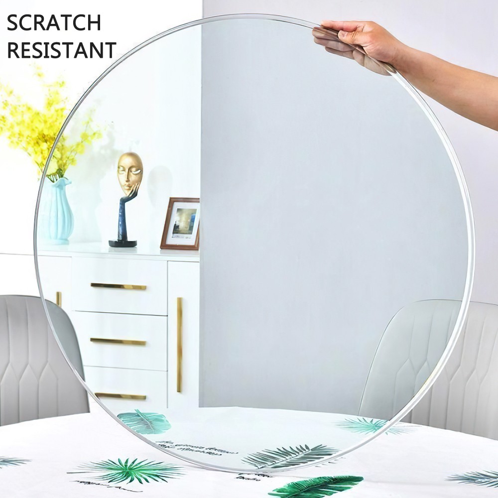 27.95 Inch Round Tempered Clear Glass Table Top Replacement Plate