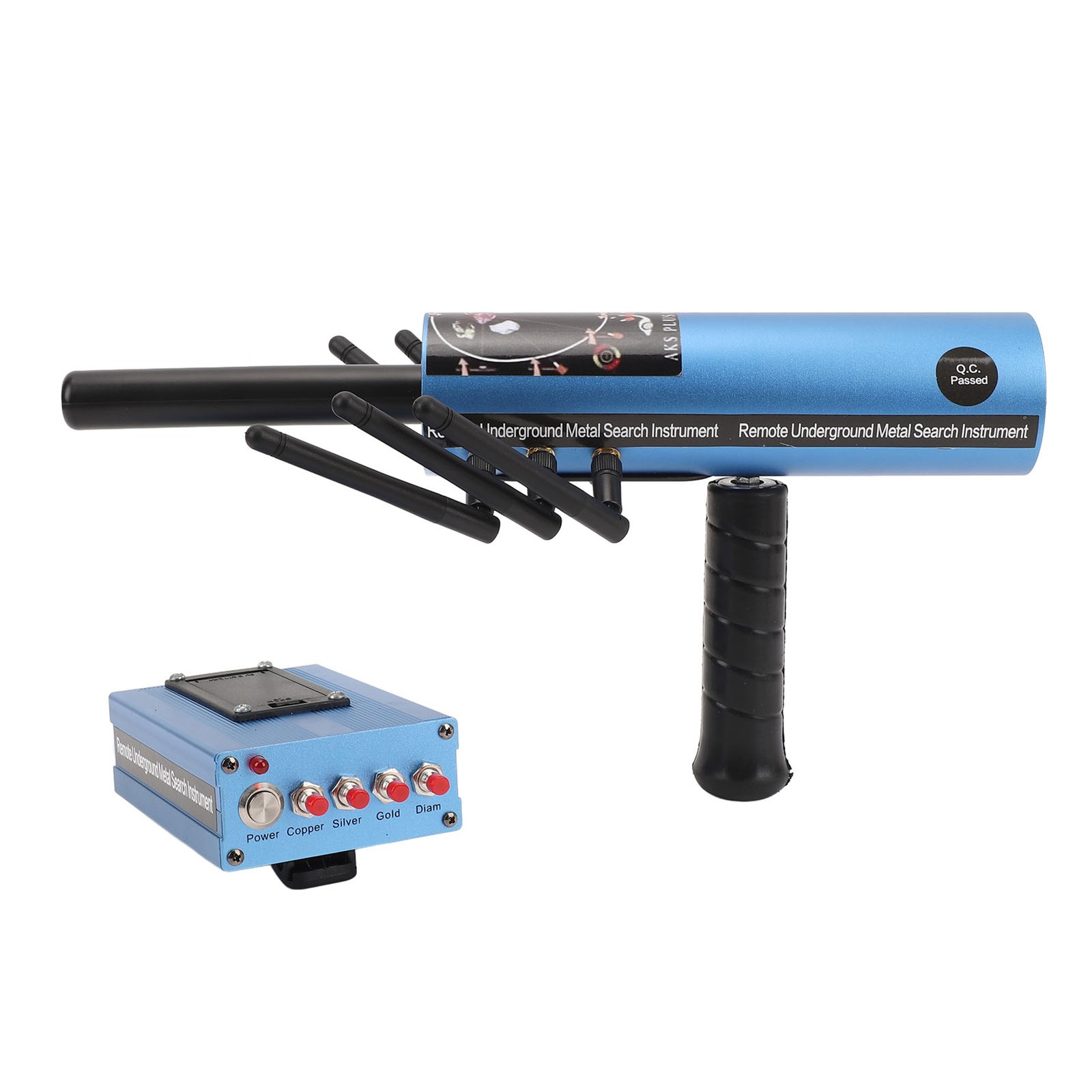 Metal Detector 30m Depth 1200m Range Handheld Metal Finder Gold Silver Detector