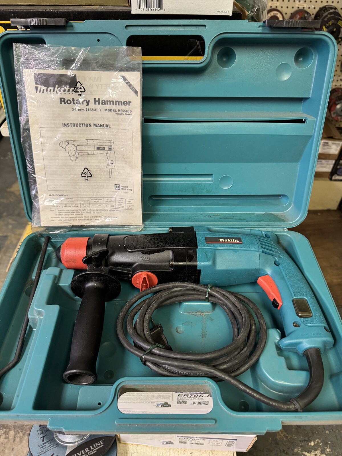 makita rotary hammer Hr2400