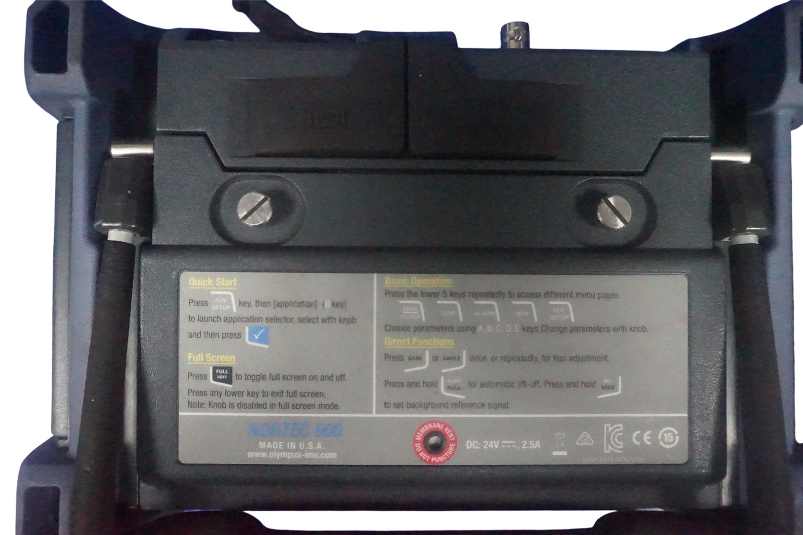 Olympus Panametrics Nortec 600 Eddy Current Flaw Detector Nortec N600D