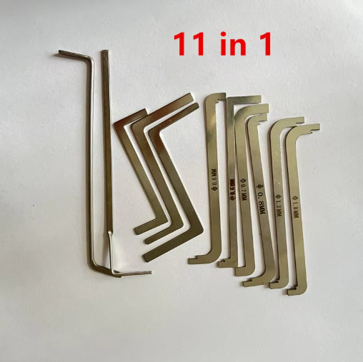 11pcs Turning Tool Lock Tension Wrenches Locksmith Pick Tool New*