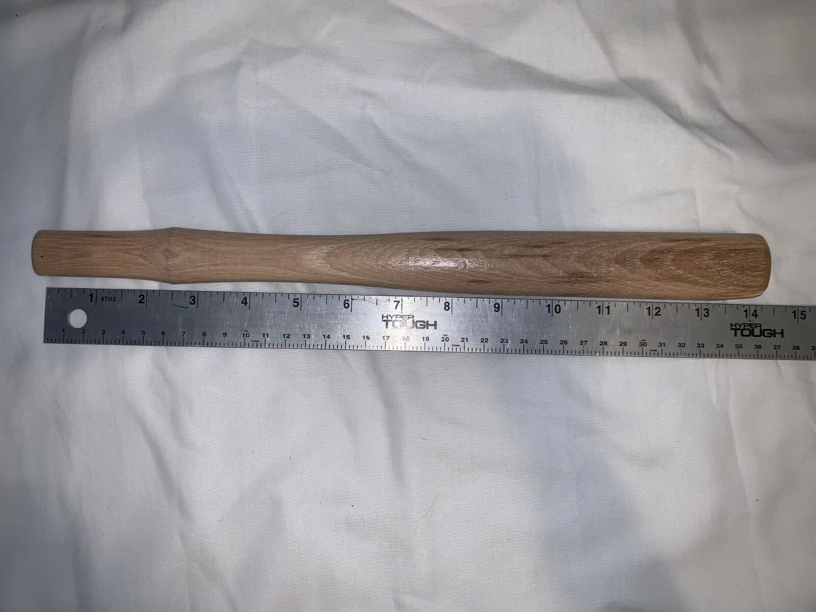 QTY 2 14 INCH NATURAL WOODEN MACHINIST / BALL-PEEN / HAMMER REPLACEMENT HANDLES