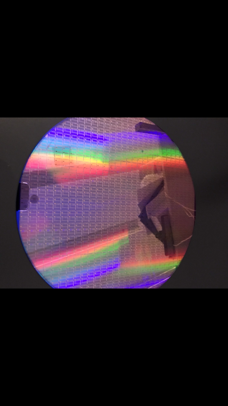 silicon wafer 12” 300mm copper pattern reclaim. Art, CPU, electronics, gifts