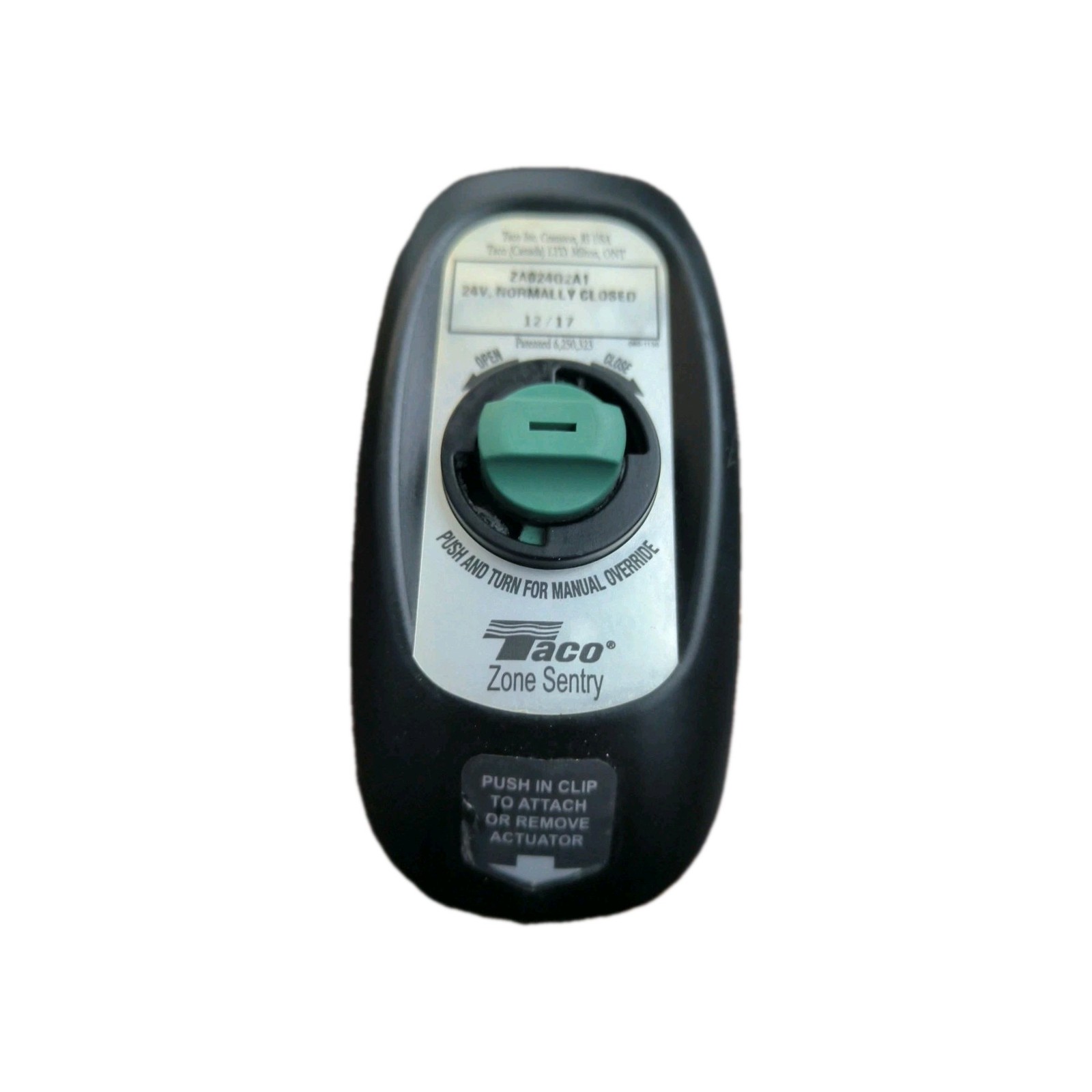 Taco Zone Sentry Actuator 24V Normally Closed ZA024Q2A1