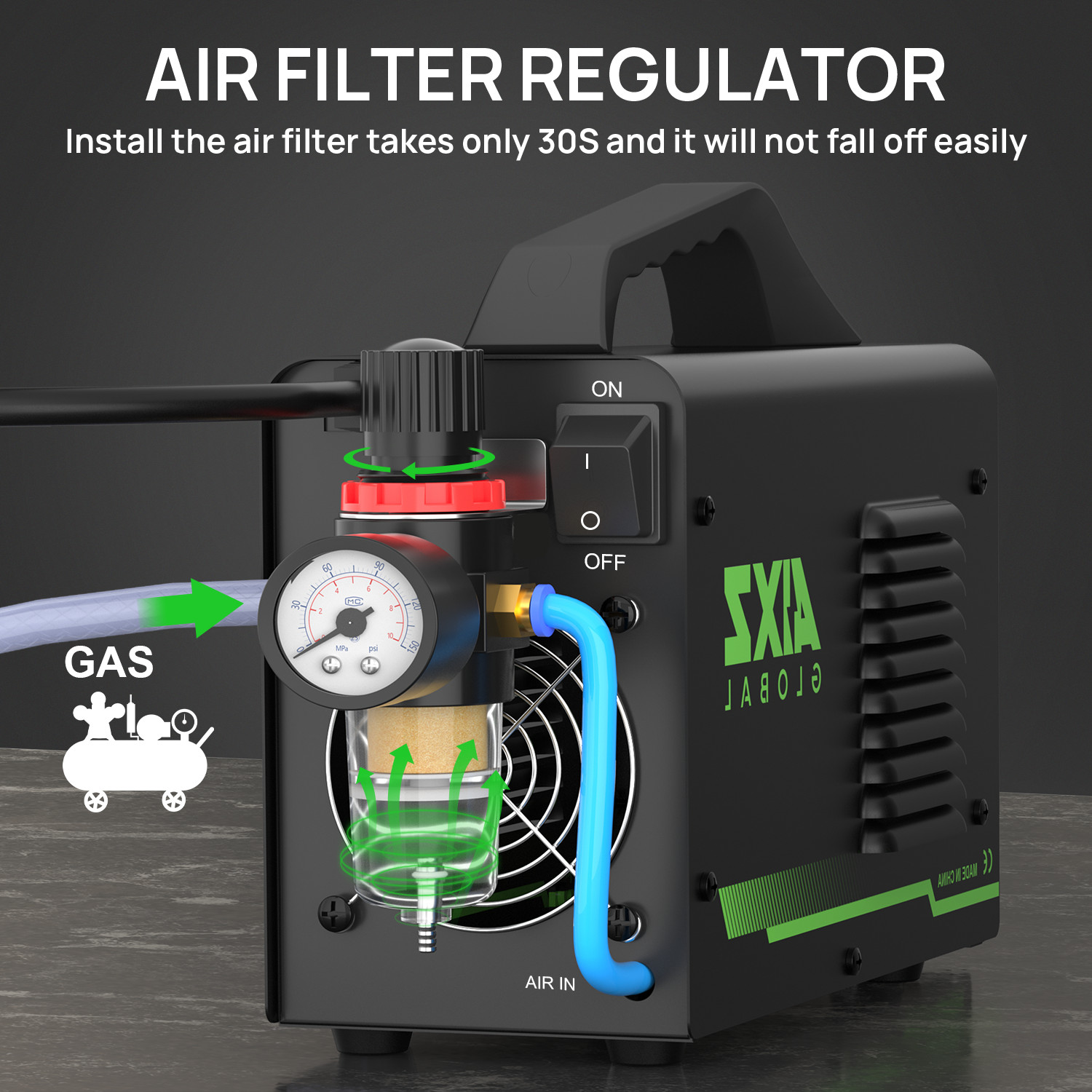 45 Amp Non-HF Plasma Cutter , Non-Touch Pilot Arc Cutting Machine 110/230V Kit