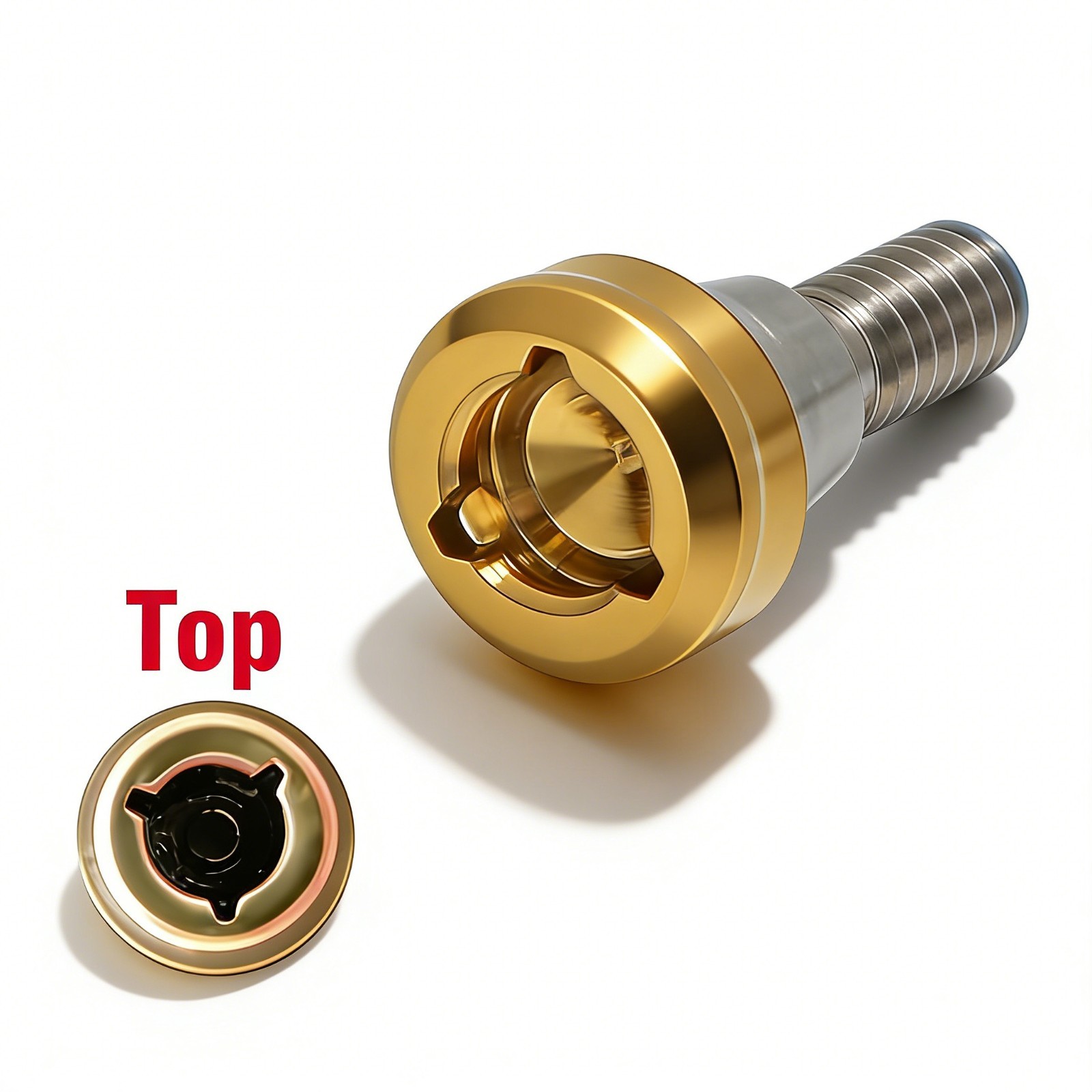 Titanium ZEST Locator abutment Internal Conical Connection for NobelActive NP/RP