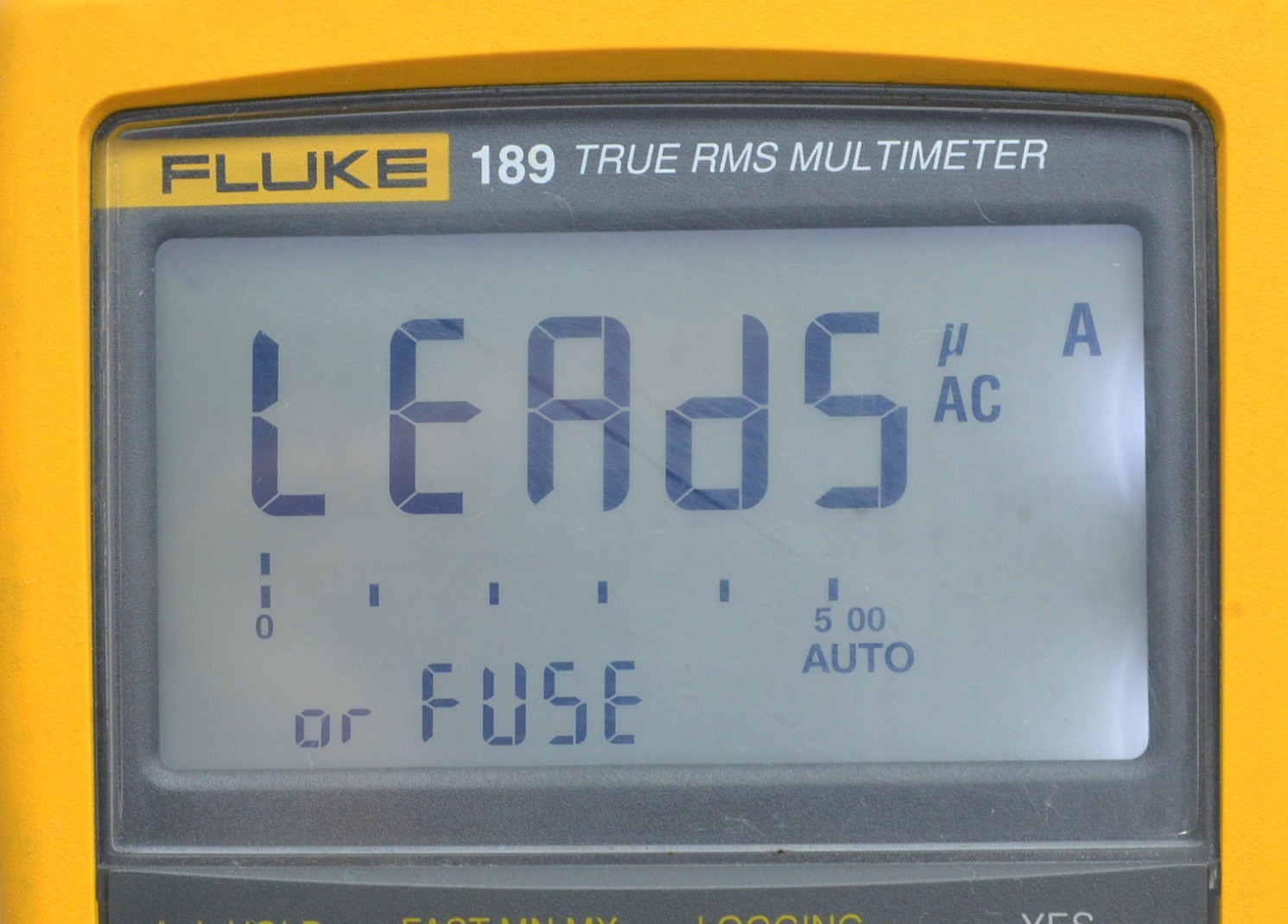Fluke 189 True RMS Multimeter IP42 CAT IV 600V