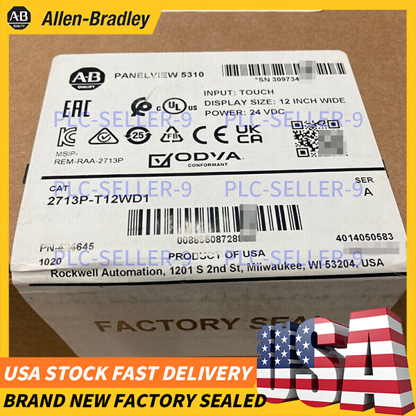 2713P-T12WD1 PanelView 5310 12″ wide Graphic Terminal New Sealed Allen-Bradley