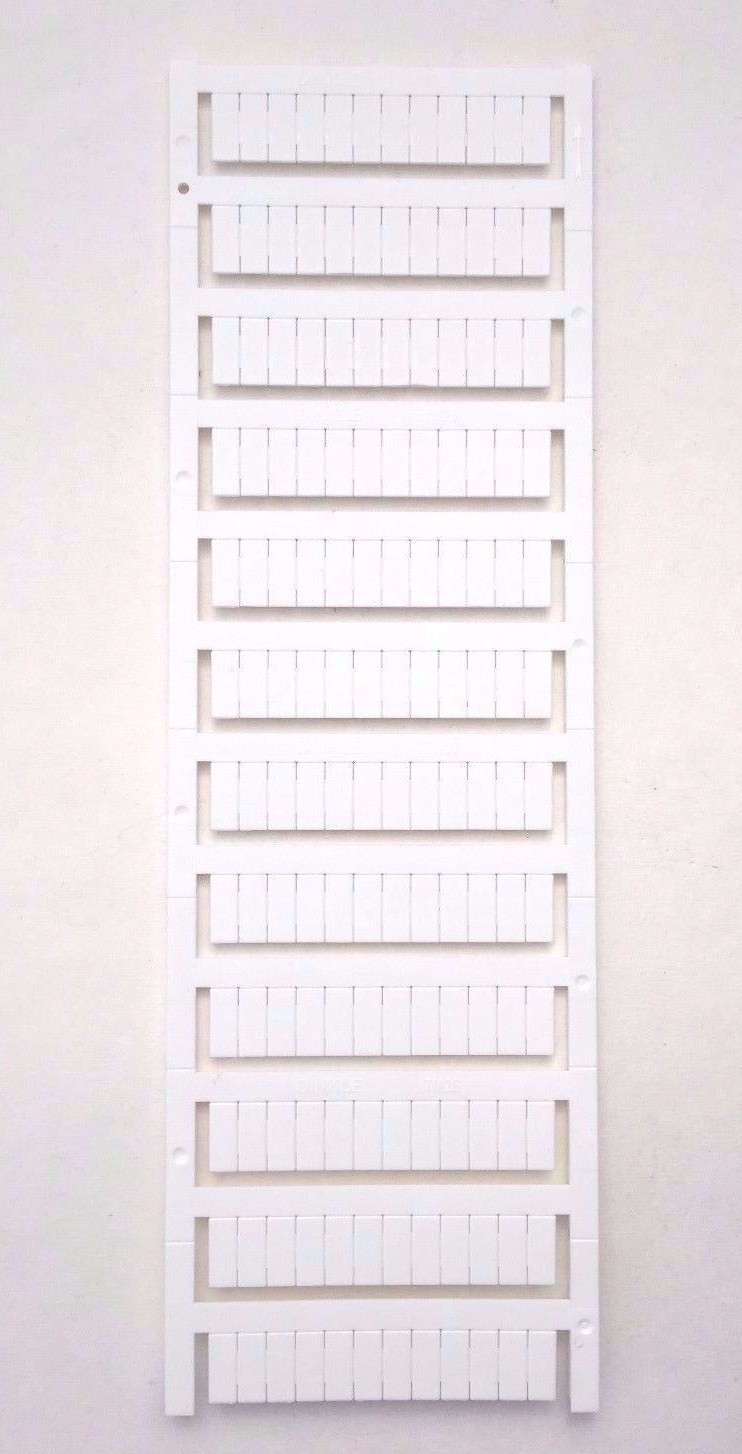 DIN Rail Terminal Block Marking Labels 288 Qty TM26W Dinkle DK2.5 DK2.5N Tags