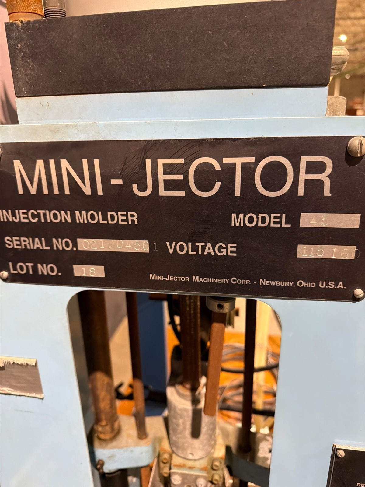 MINI-JECTOR 45 Benchtop Injection Molding System USED