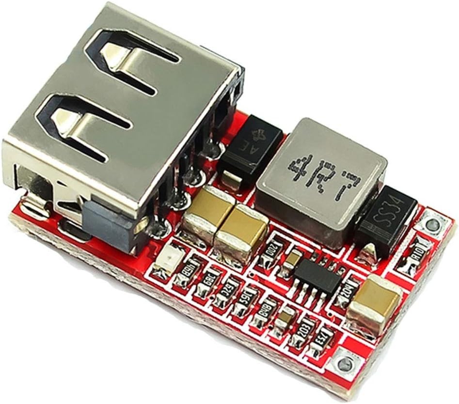 DC-DC Buck Converter Car USB Charger Module 6-24V 12V 24V to 5V 3A Step Down