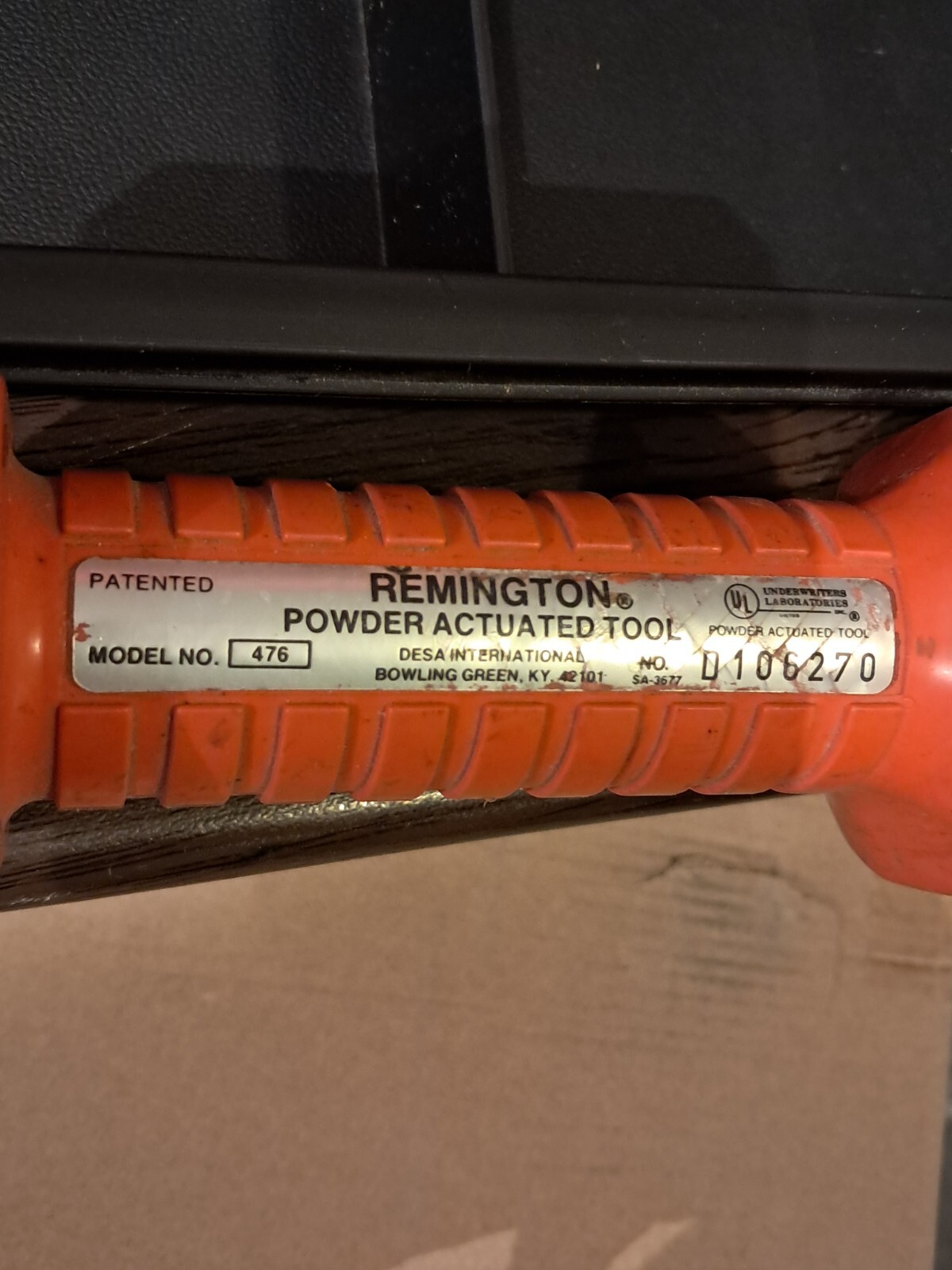 Remington Model 476 Powder Actuated Tool Fastener With Accessories (s)