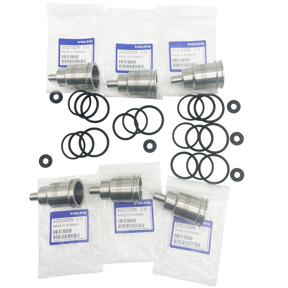 21515329 21401136 For Volvo D13 D11 D16 6PCS Fuel Injector Sleeve Cup Set