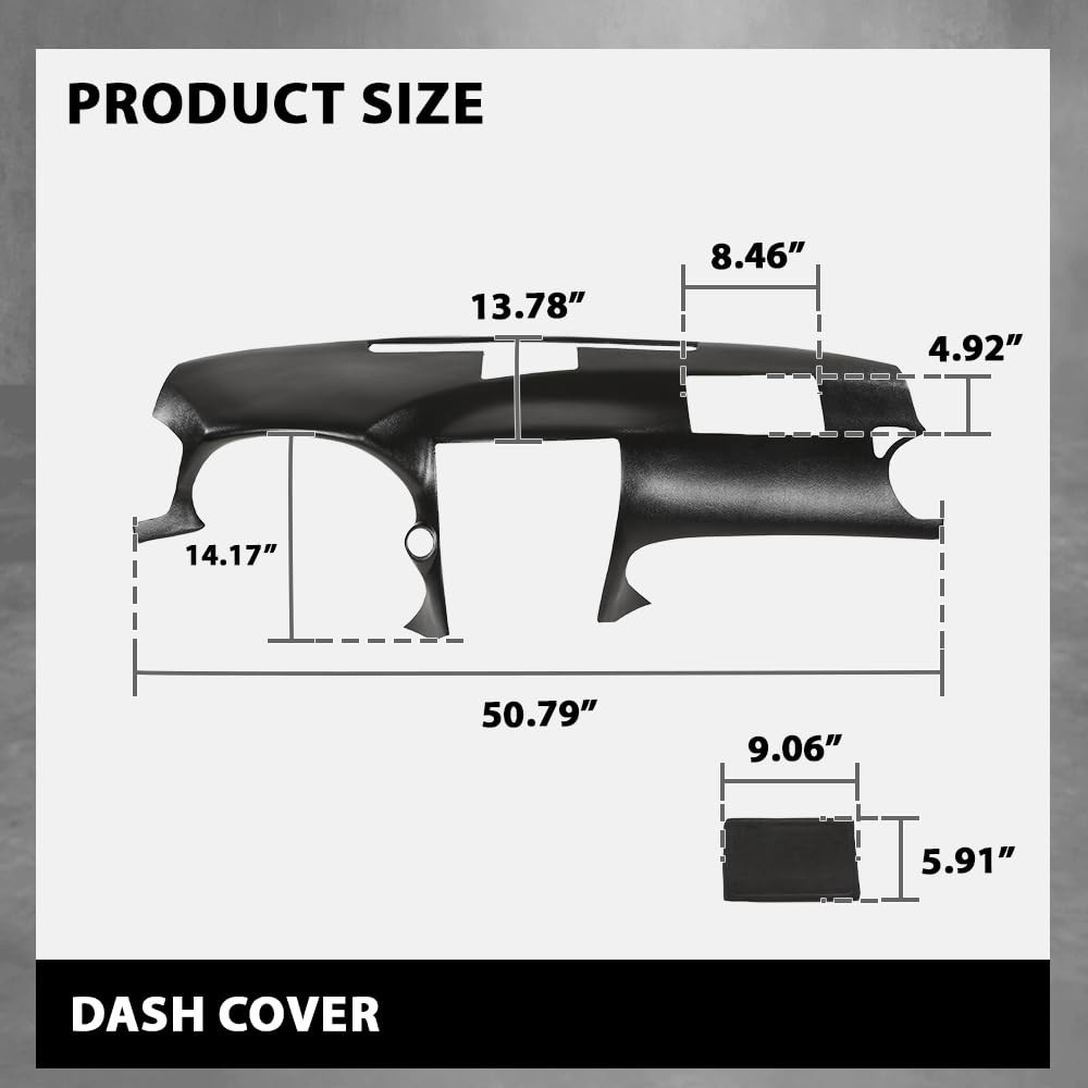 TPE Dashboard Cover for IS250 IS350 C 2006-2013 Black