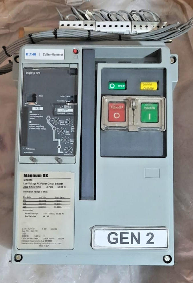 Eaton Cutler-Hammer Magnum DS MDN620 BREAKER – 2000 A – FAST SHIPPING