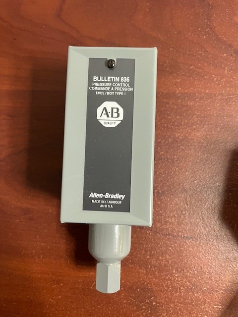 Allen Bradley 836-NX66 PRESSURE CONTROL 4-150 PSI RANGE PRESSURE TYPE 1 ENCL NEW