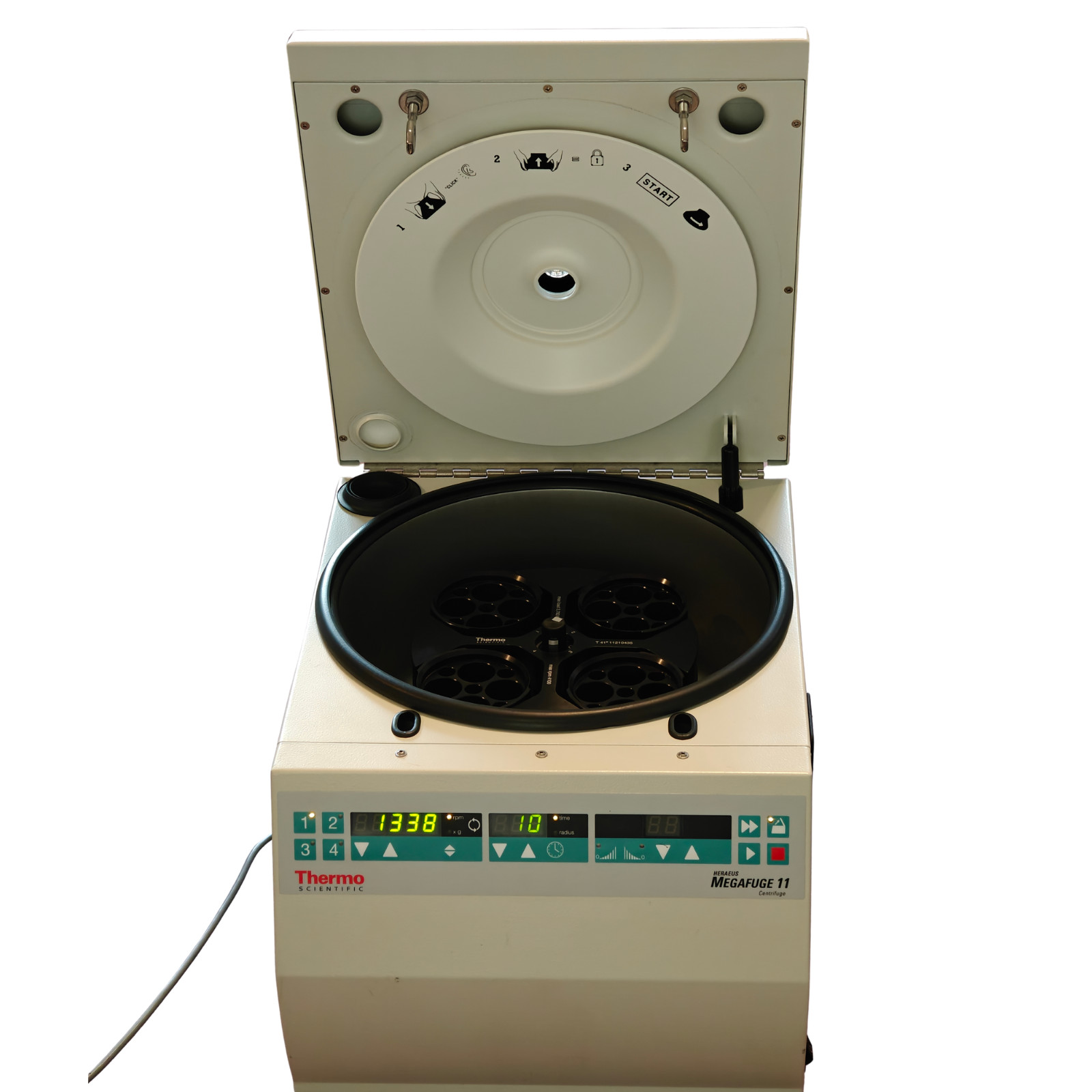 Thermo Scientific 75004411 Megafuge 11 Centrifuge with T41 Bucket Rotor – Tested