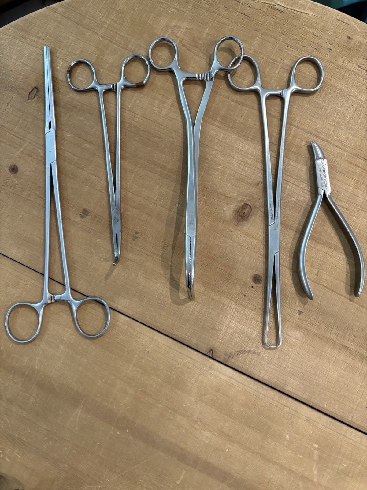 Lot Of Surgical Hemostats Ortho & Other. Stainless Steel Multiple Brands.