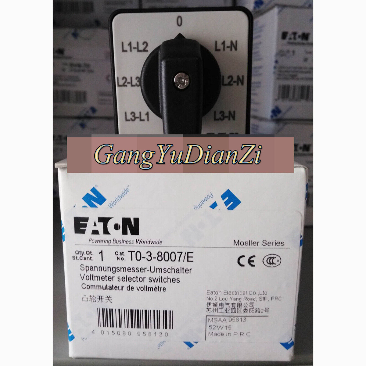 1PC NEW FOR EATON MOELLER Voltage meter selection switch T0-3-8007/E