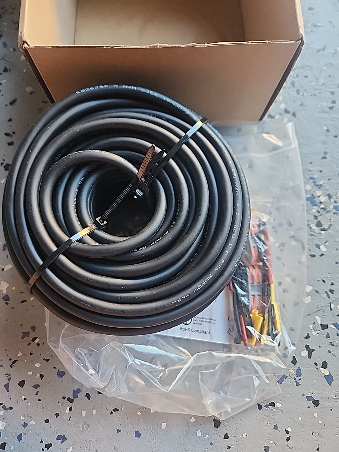 16 Gauge 3C-S Cable Wire 100FT/30.5M With Connectors Fast Free Ship
