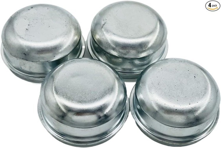 Replacement Dust Cap Grease Cover 2-3/8″ for Trailer Camper RV Axle Hub (Qty 4)