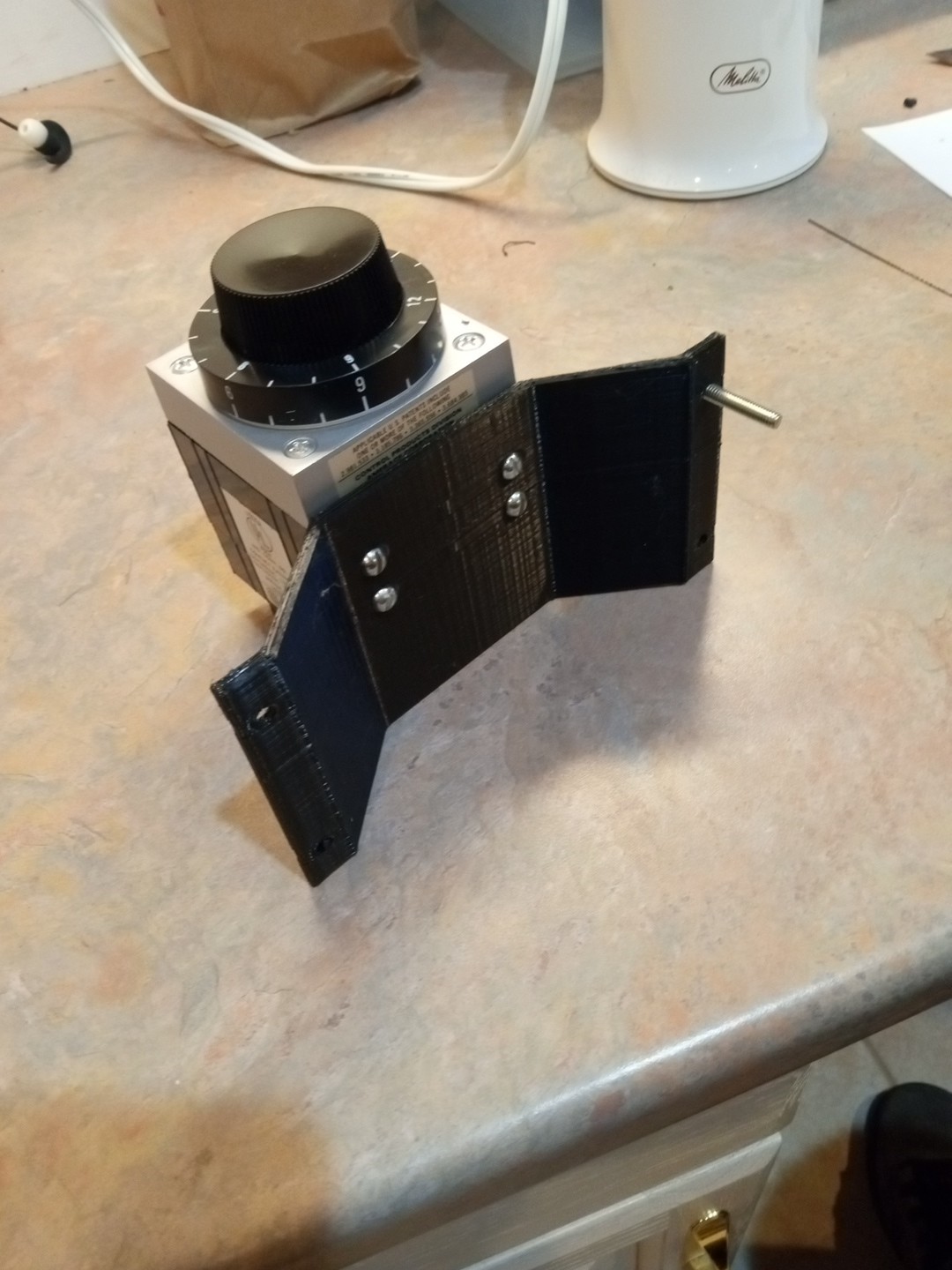 Agastat 120V Timing Delay Relay (7012AC) W/ 3d Printed Bracket