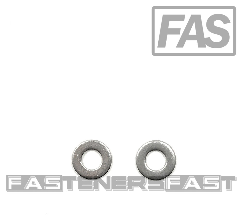 (100) M4 DIN125A Stainless Steel Flat Washer 4mm DIN 125 A2 (QTY:100 Pieces)
