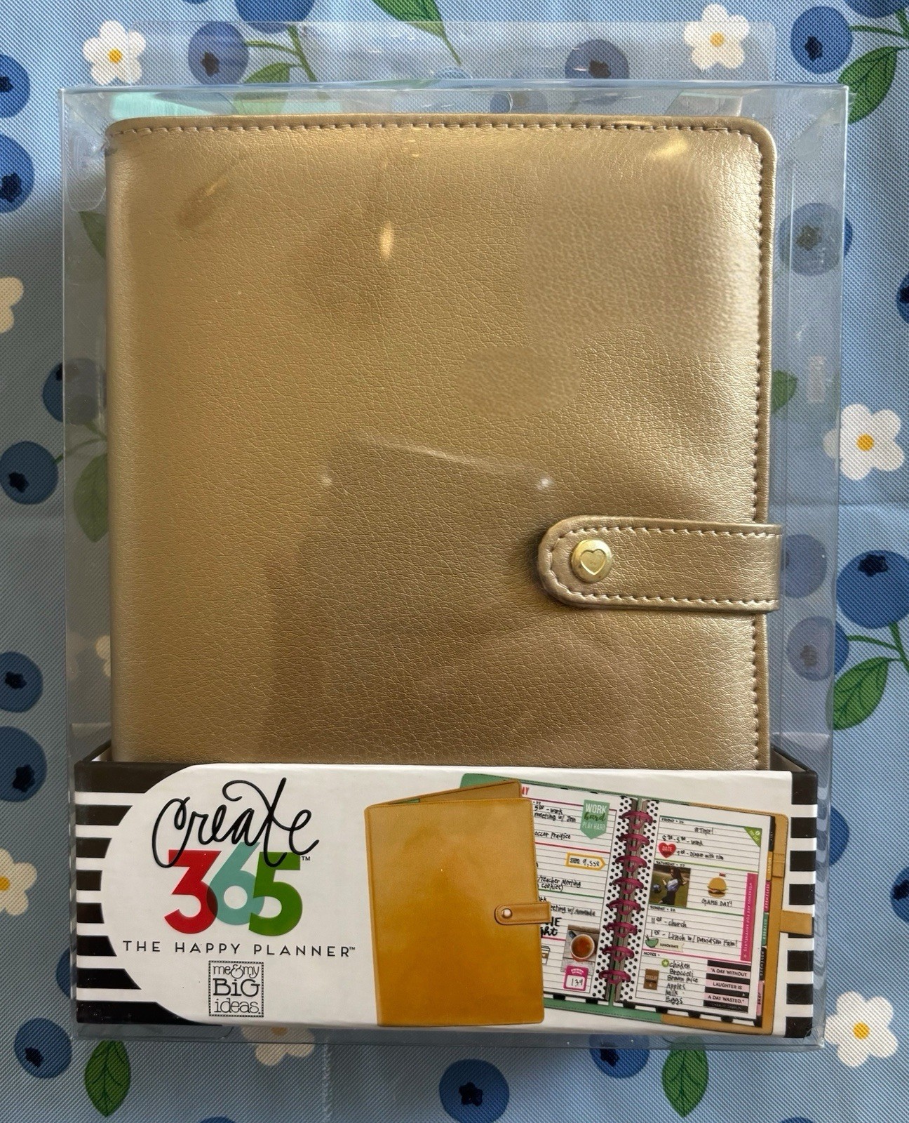 The Happy Planner Me & My BIG Ideas CLASSIC GOLD COVER Create 365 Deluxe…