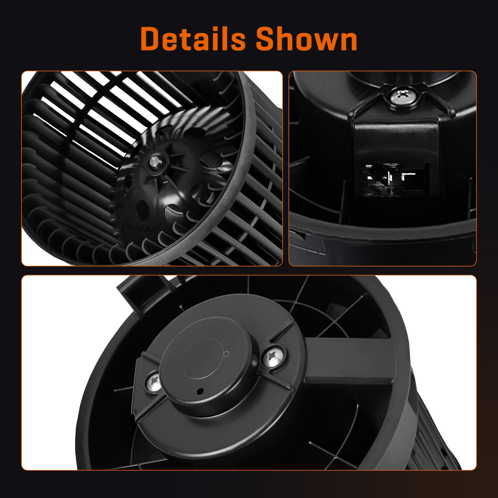HVAC Blower Motor Front for Nissan Rogue 2014-2020 Rogue Sport Qashqai 2017-2022