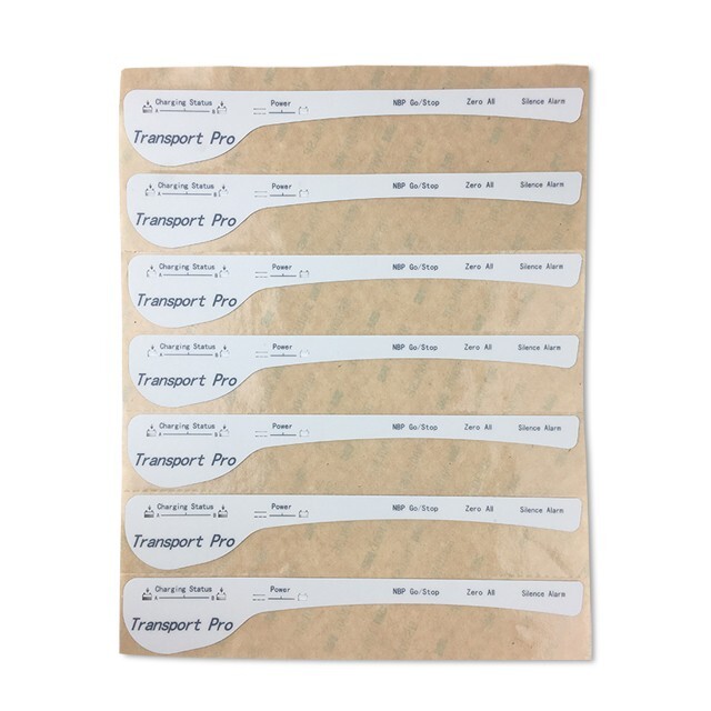 Compatible Front Case Label (7 pcs/pack) for GE Transport Pro