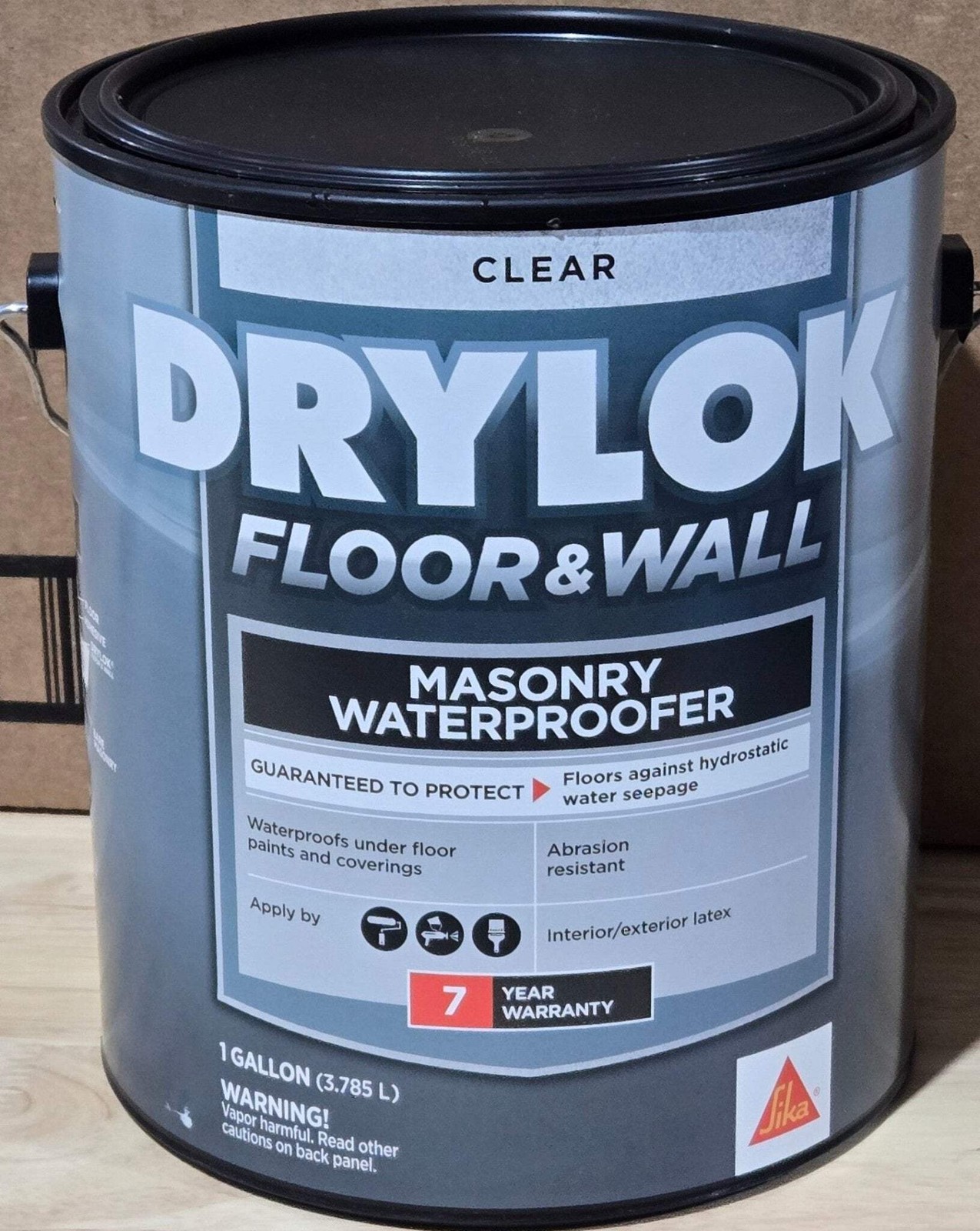 Drylok 1 gal. Clear Interior Exterior Floor Wall Basement Masonry Waterproofer G