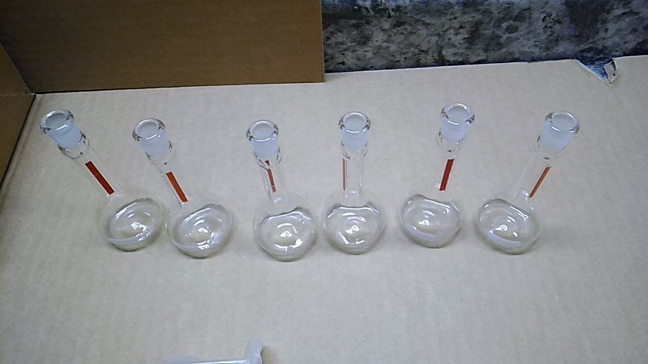 Pyrex 5660-25 6 Pk 25 mL Capacity Glass Volumetric Flask