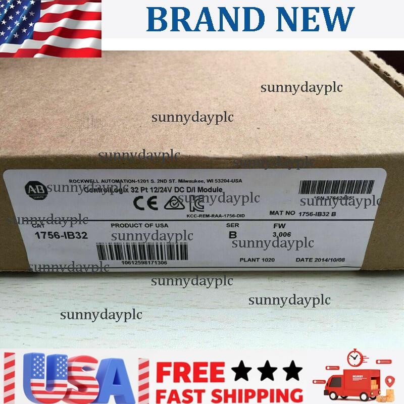 AB New Factory Sealed 1756-IB32 SER B ControlLogix 32 Pt D/I Module 1756IB32
