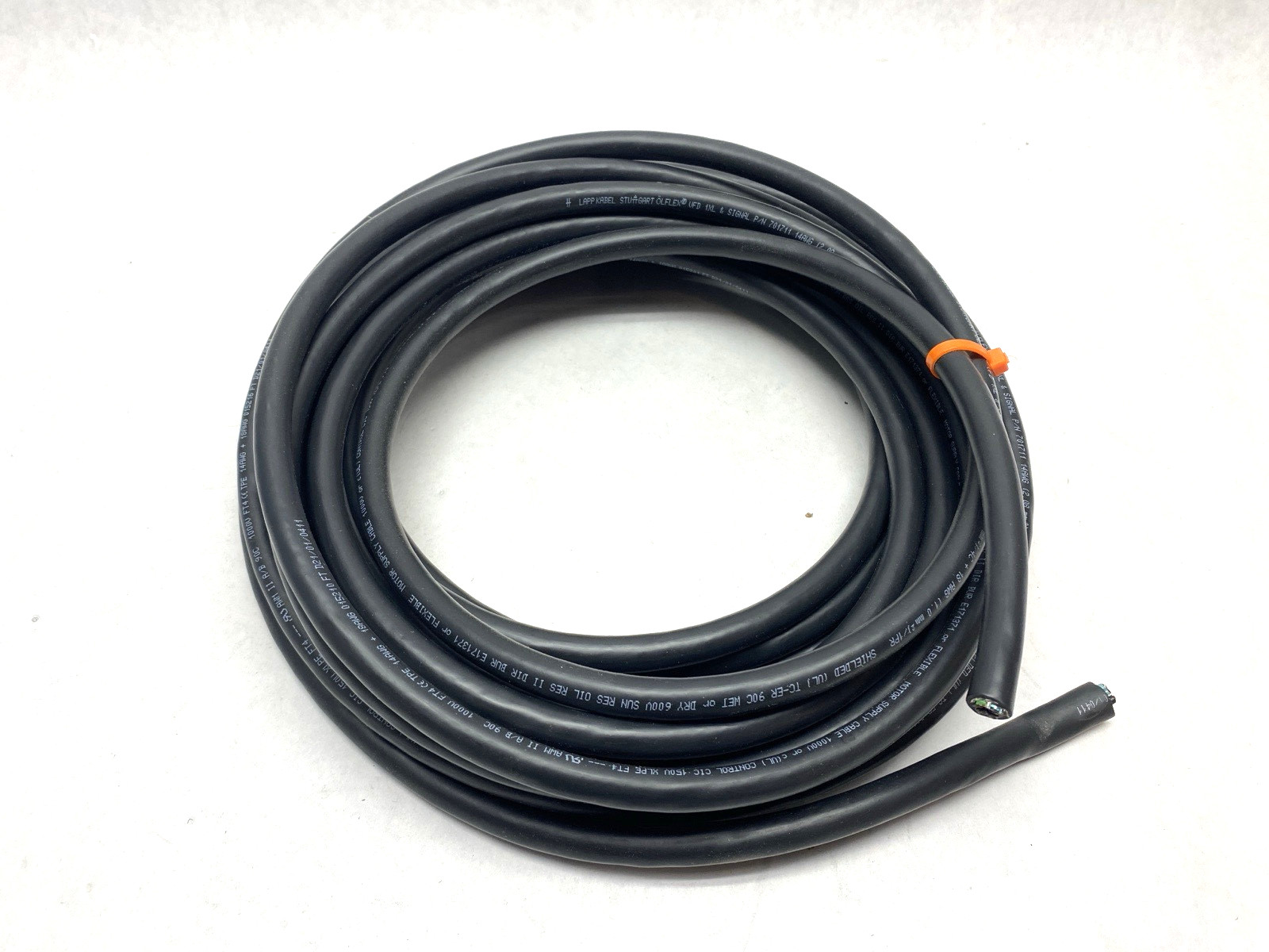 LAPP 701711 Cable OLFLEX VFD 1XL w/SIGNAL 14/4C+18/2C 35.0 FT 4C 14 AWG black