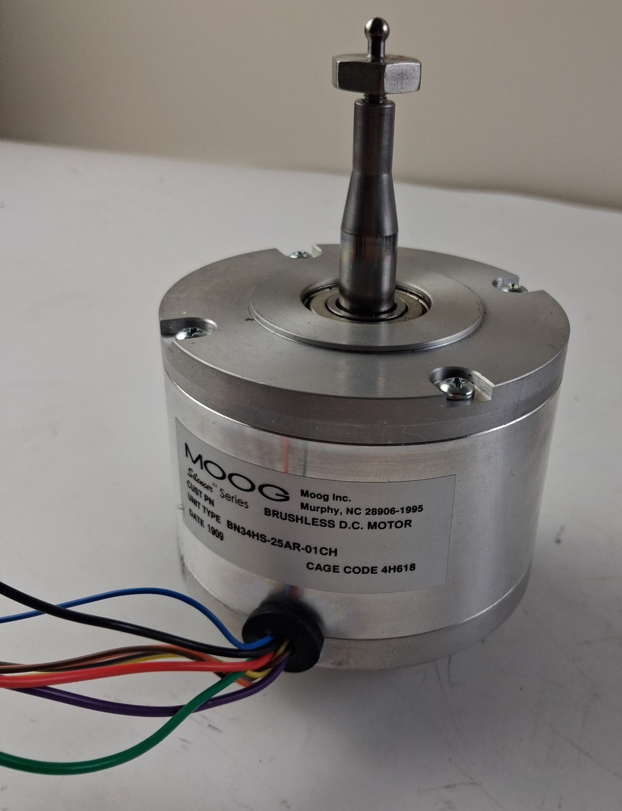 Moog Brushless DC Motor BN34HS-25AR-01CH