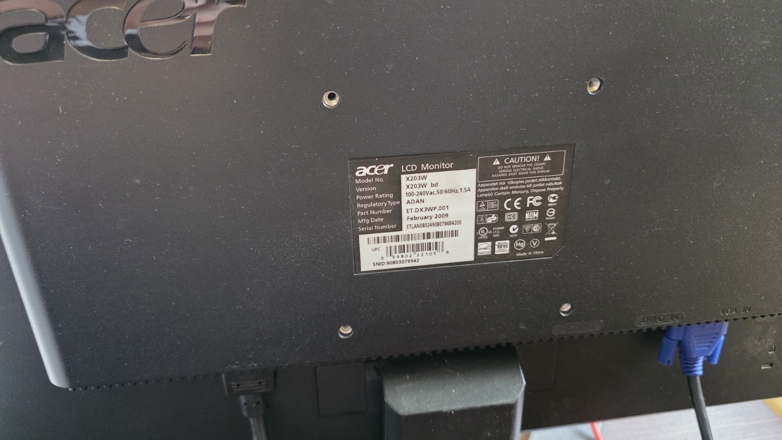Bioanalytical Systems Epsilon E2 Electrochemical Detector w/ Computer & Monitor